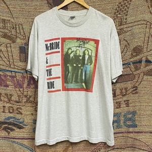 Vintage McBride & The Ride Sacred Ground Autographed Tee